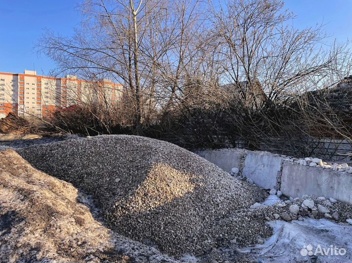 Щебень гравийный под подушку