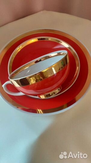 Чайные трио лфз,Дулево