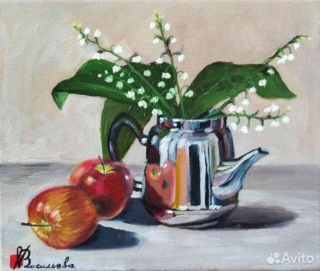 Картина маслом на холсте натюрморт