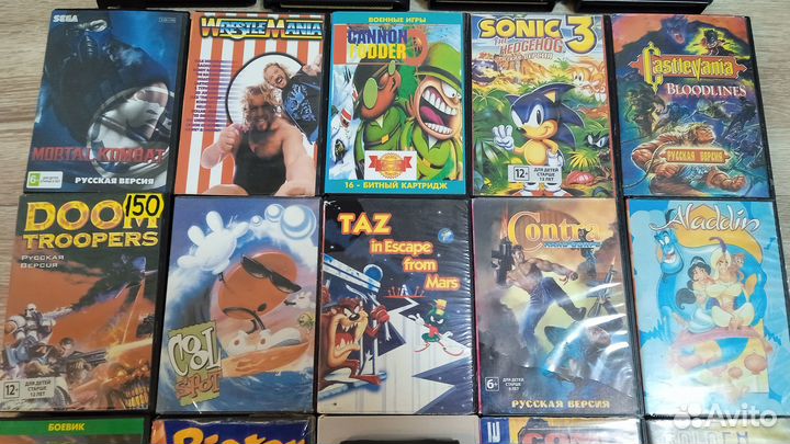 Картриджи для Sega. 27шт. Цена за всё