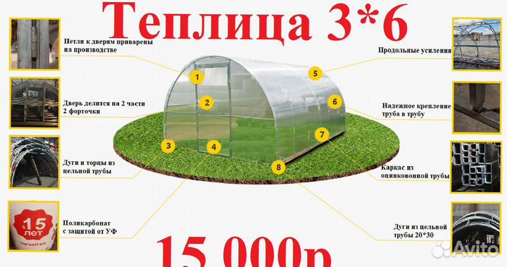 Теплица Богатырь