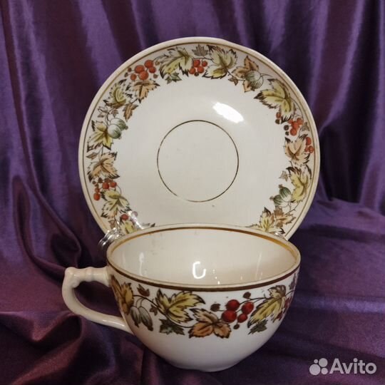 Чайная пара Дулево 1955