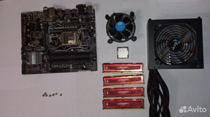Комплект LGA1151 Intel Core i5-7500/ Asus B250M-a