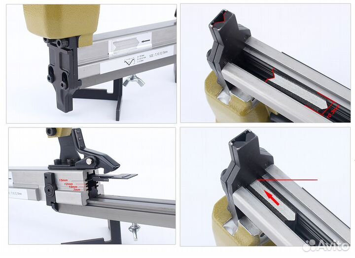 Скобозабивной нейлер скрепления рам багета мебели