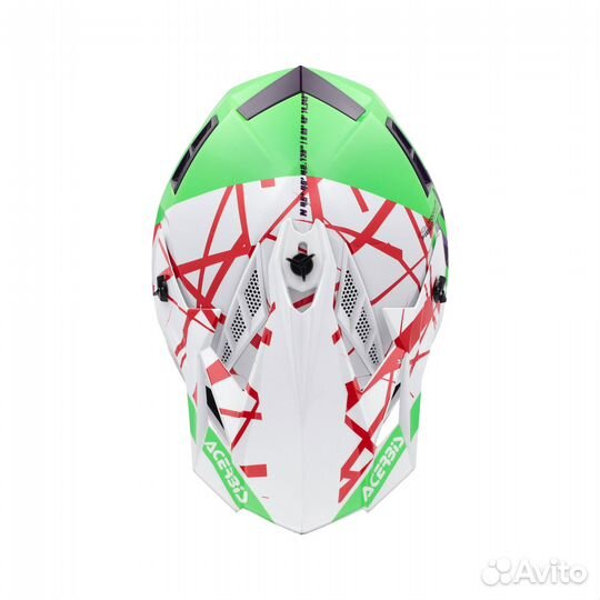 Новый Шлем Acerbis X-track 22-06 Green/White