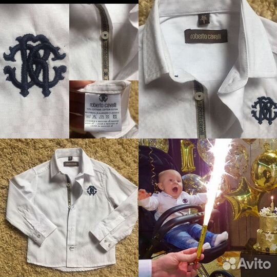 Рубашки разные Детские Cavalli,Armani,Ralph Lauren