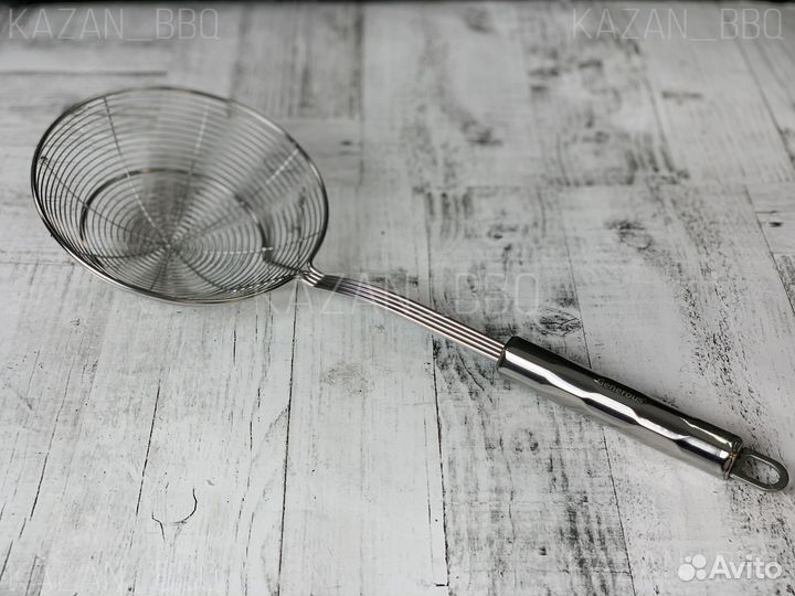 Шумовка для казана, для фритюра и пельменей
