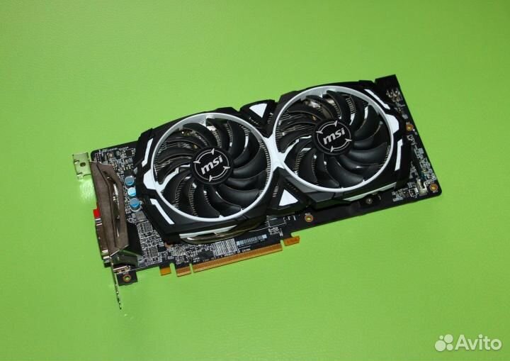 MSI Armor RX 580 на 8 гб