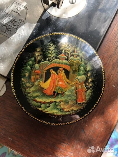 Шкатулка Пахех винтаж оригинал