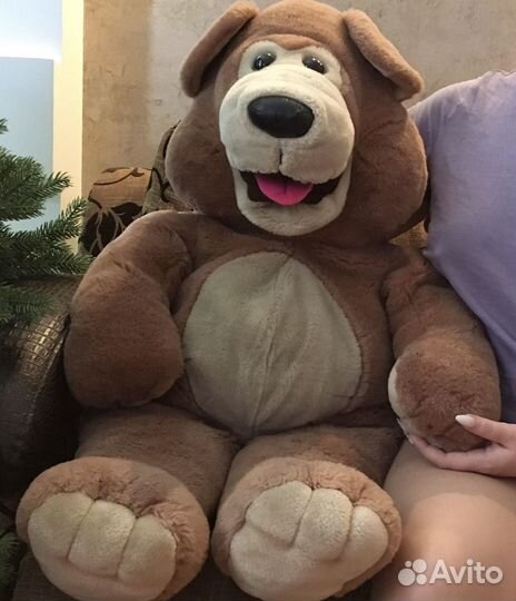 Большая мягкая игрушка медведь