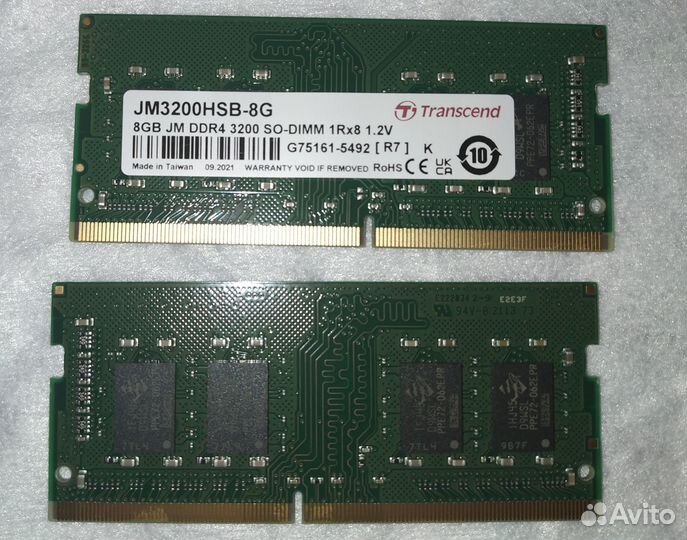 Память для ноутбуков DDR4 SO-Dimm 3200 16гб