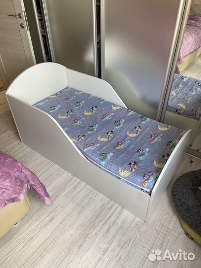 Детская кровать от 3 лет с бортиками