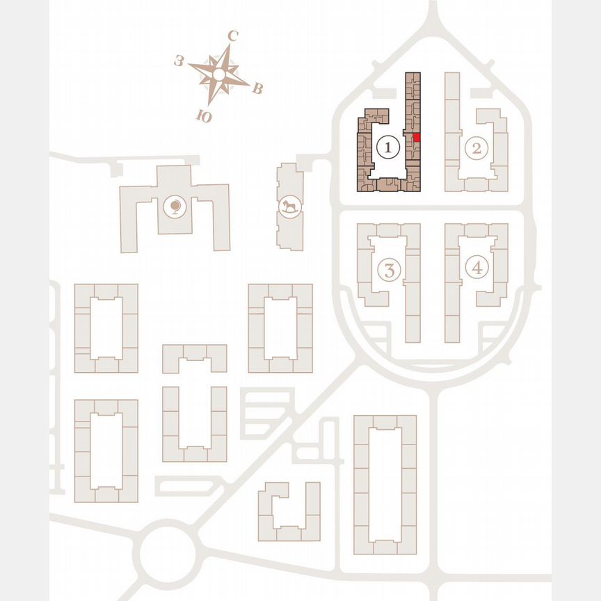 2-к. квартира, 64,2 м², 1/4 эт.