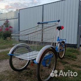 Взрослый Трёхколёсный Велосипед с Огромной Корзино