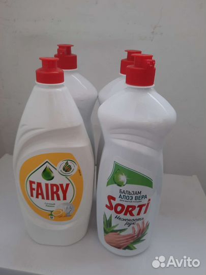 Fairy для мытья посуды, сорти, порошок