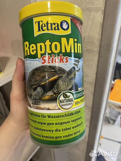 Корм для рыб и черепах