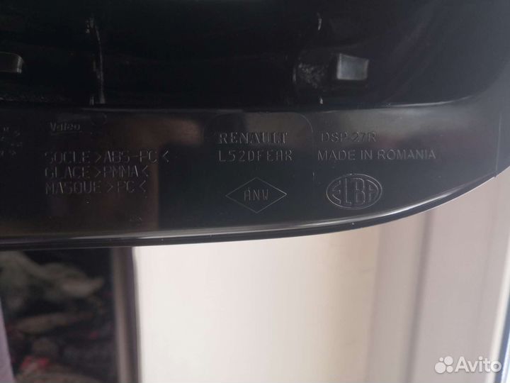 Фонарь задний правый renault logan 2