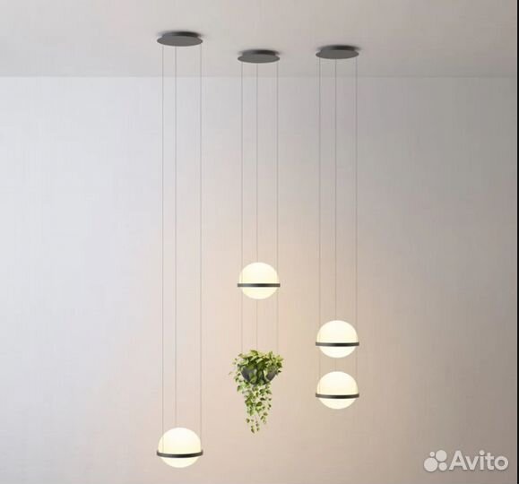 Подвесной светильник Balman шар + вазон