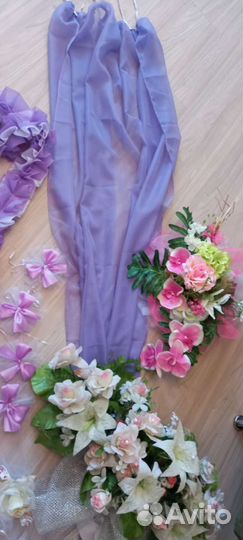 Свадебные украшения невесты, галочка на капот Лент