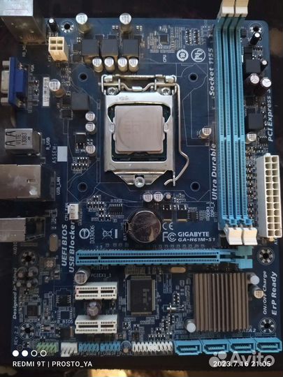 Материнская плата gigabyte с процессором i3-3220