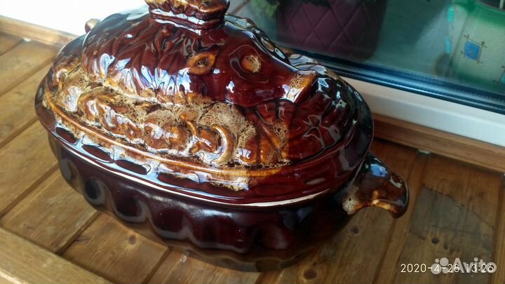 Посуда глиняная для запекания