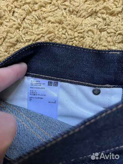 Джинсы Uniqlo selvadge 30