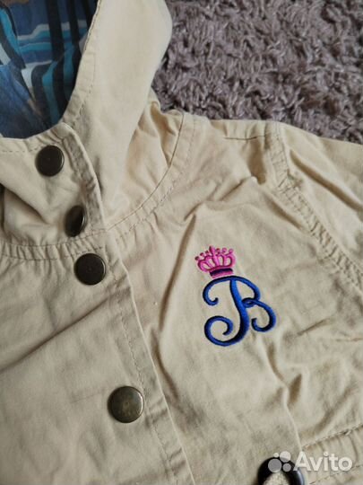 Парка на тёплую весну мальчик девочка 86-92