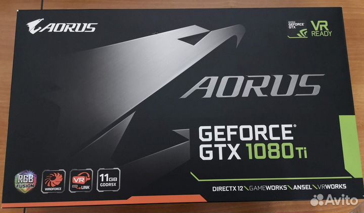Видеокарта Aorus GTX 1080ti