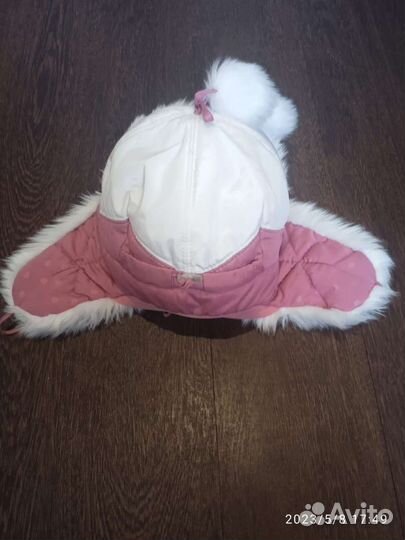 Шапка зимняя для девочки 54 размер