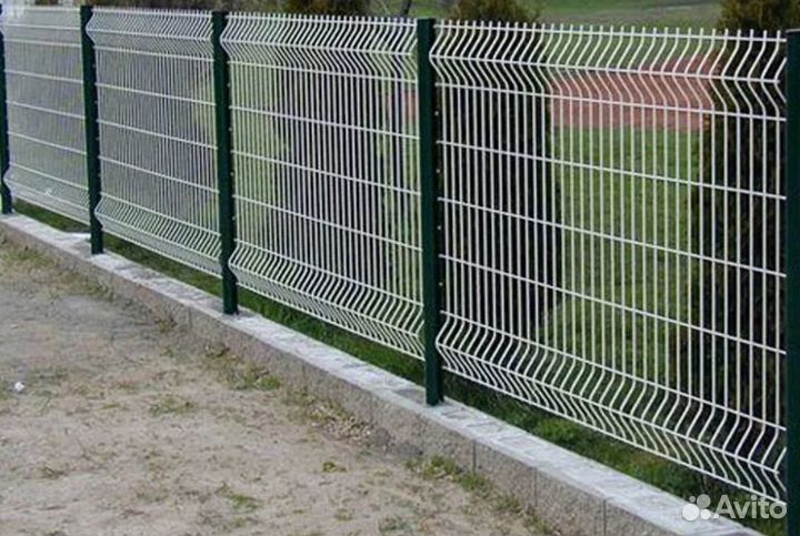 Забор из 3D сетки быстро под ключ