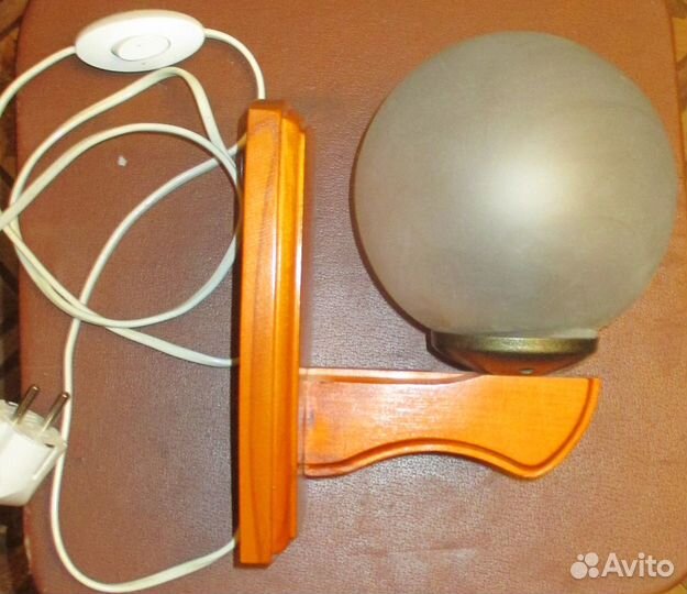 Бра натуральное дерево