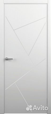 Межкомнатные двери Тау, белый, покрытие Vinyl