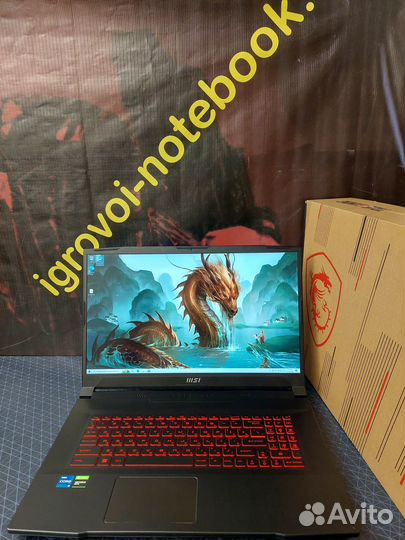 MSI GF76 17.3 144Гц i5-11400H GTX1650 16Gb 256SSD