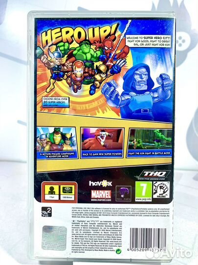 Диск для PSP Marvel Super Hero Squad б/у