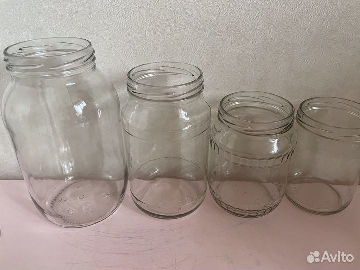 Банка стеклянная 1,5 0,5, 0,67