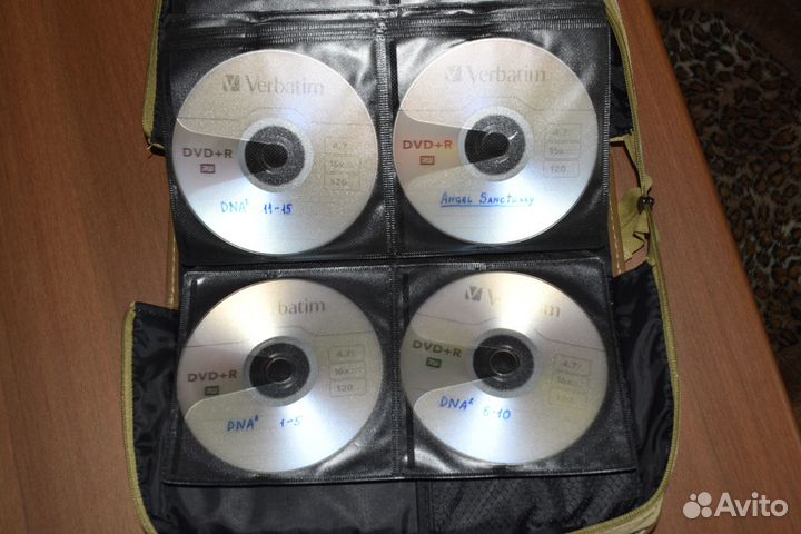 Чехол с dvd дисками аниме