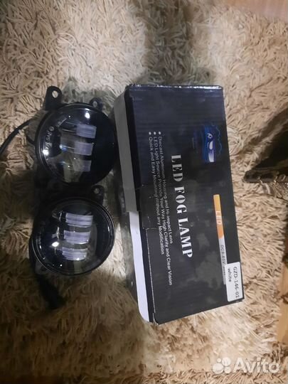 Противотуманки лед на газель