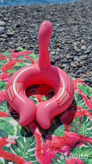 Надувной круг фламинго