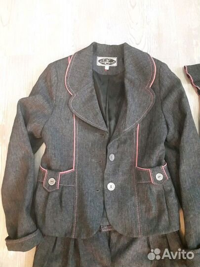 Школьная форма серая