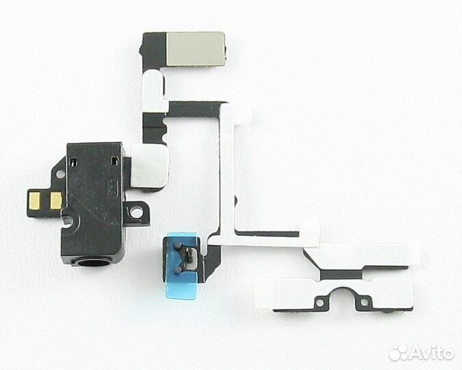Шлейф iPhone 4 с разъемом гарнитуры, черный