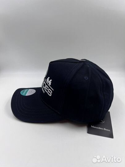 Кепка бейсболка Mercedes Benz 44 синяя премиум