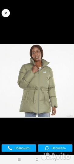 Пуховик женский puma 44-46р