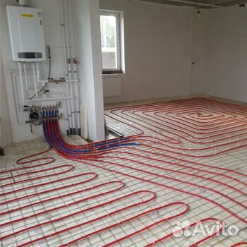 Водяной теплый пол, отопление монтаж
