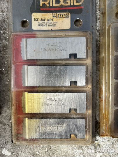 Резьба нарезные гребёнки ridgid