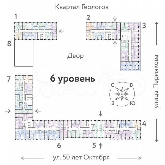 4-к. квартира, 114,4 м², 6/25 эт.