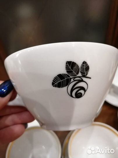 Фарфор ссср. Чайные пары