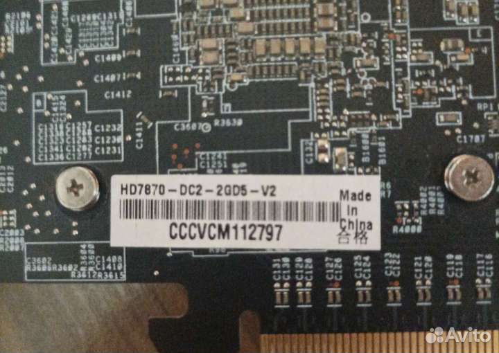 Видеокарта hd 7870 2 gb
