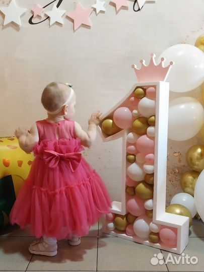 Платье для девочки 86-92