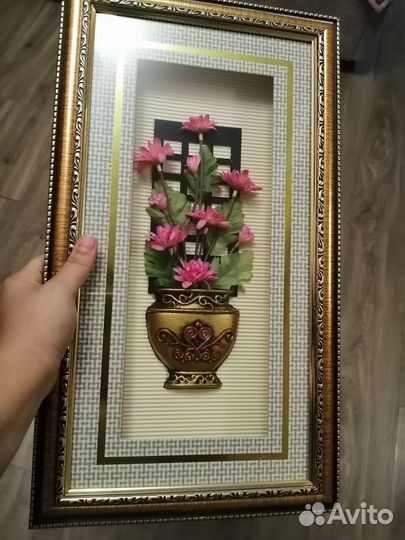 Картина со стеклом