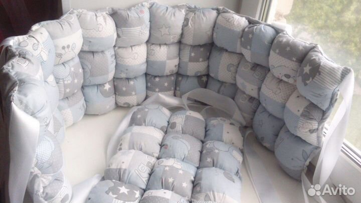 Бортики в детскую кроватку